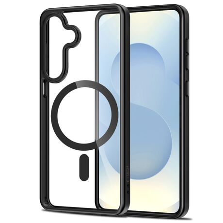 tech protect magsafe case samsung s26 διάφανη μαύρη ματ θήκη