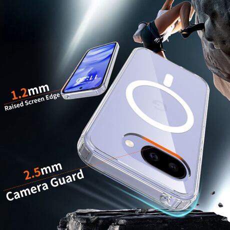 google pixel 10a 5g clear hybrid cover