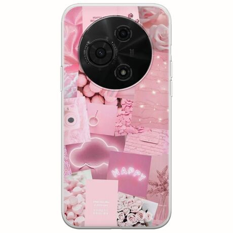 Aesthetic Pink TCL 605 Flexible TPU (Διάφανη Σιλικόνη)