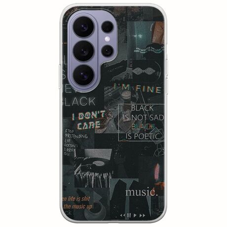 Aesthetic Black Samsung Galaxy S26 Ultra 5G Flexible TPU (Διάφανη Σιλικόνη)