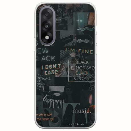 Aesthetic Black OnePlus Nord 5 5G Flexible TPU (Διάφανη Σιλικόνη)