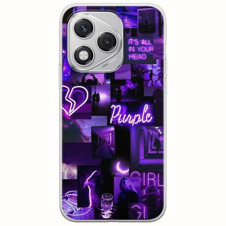 Aesthetic Purple Honor 400 Lite 5G Flexible TPU (Διάφανη Σιλικόνη)