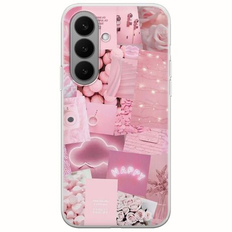 Aesthetic Pink Samsung Galaxy S26+ 5G Flexible TPU (Διάφανη Σιλικόνη)