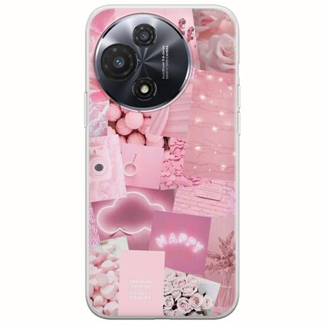 Aesthetic Pink TCL 60R 5G Flexible TPU (Διάφανη Σιλικόνη)