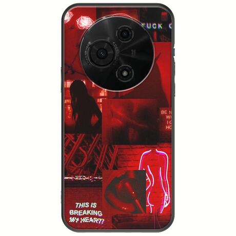 Aesthetic Red TCL 60 SE Black TPU (Μαύρη Σιλικόνη)