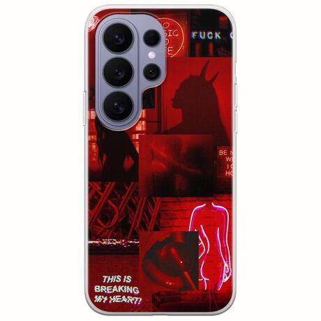 Aesthetic Red Samsung Galaxy S26 Ultra 5G Flexible TPU (Διάφανη Σιλικόνη)