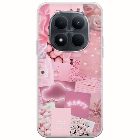 Aesthetic Pink Xiaomi Redmi Note 15 Pro 5G Flexible TPU (Διάφανη Σιλικόνη)