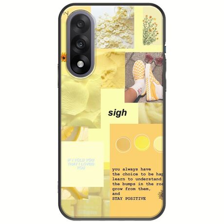 Aesthetic Yellow OnePlus Nord 5 5G Black TPU (Μαύρη Σιλικόνη)