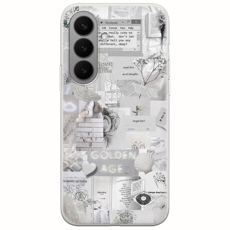 Aesthetic White Samsung Galaxy S26+ 5G Flexible TPU (Διάφανη Σιλικόνη)