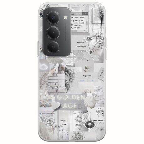 Aesthetic White Xiaomi Redmi 15 5G Flexible TPU (Διάφανη Σιλικόνη)