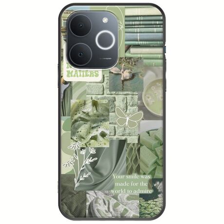 Aesthetic Green Realme Note 70T Black TPU (Μαύρη Σιλικόνη)