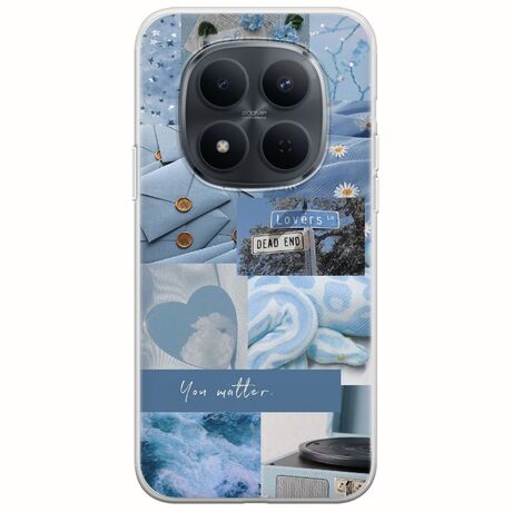 Aesthetic Blue Xiaomi Redmi Note 15 Pro 5G Flexible TPU (Διάφανη Σιλικόνη)