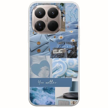 Aesthetic Blue Xiaomi 15T Pro 5G Flexible TPU (Διάφανη Σιλικόνη)