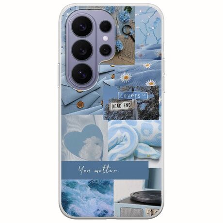 Aesthetic Blue Samsung Galaxy S26 Ultra 5G Flexible TPU (Διάφανη Σιλικόνη)