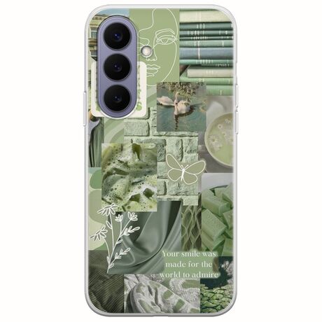 Aesthetic Green Samsung Galaxy S26 5G Flexible TPU (Διάφανη Σιλικόνη)