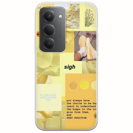 Aesthetic Yellow Xiaomi Redmi 15 5G Flexible TPU (Διάφανη Σιλικόνη)
