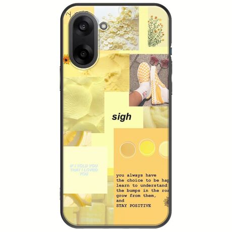 Aesthetic Yellow OnePlus Nord CE5 5G Black TPU (Μαύρη Σιλικόνη)
