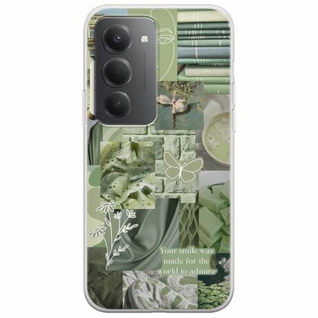 Aesthetic Green Xiaomi Redmi 15 5G Flexible TPU (Διάφανη Σιλικόνη)