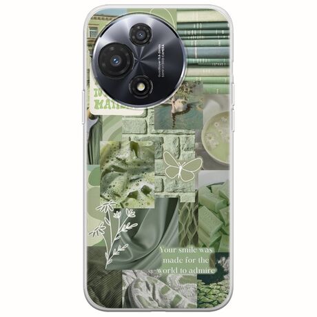 Aesthetic Green TCL 60R 5G Flexible TPU (Διάφανη Σιλικόνη)