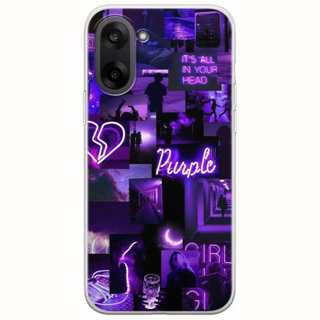 Aesthetic Purple OnePlus Nord CE5 5G Flexible TPU (Διάφανη Σιλικόνη)
