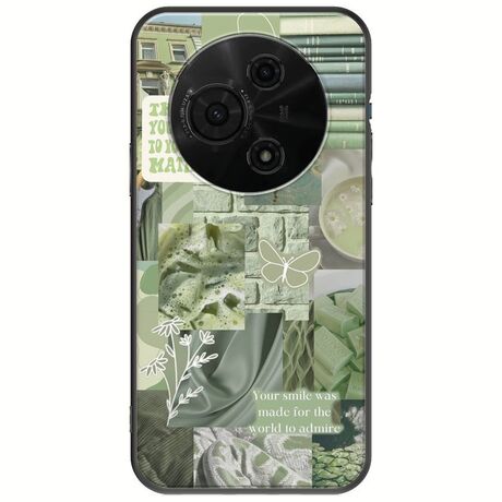 Aesthetic Green TCL 605 Black TPU (Μαύρη Σιλικόνη)