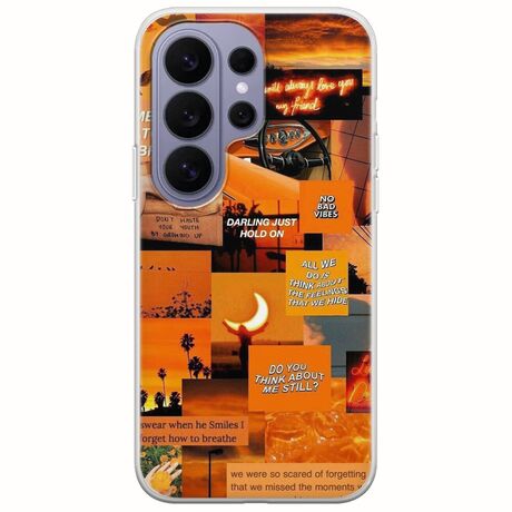 Aesthetic Orange Samsung Galaxy S26 Ultra 5G Flexible TPU (Διάφανη Σιλικόνη)