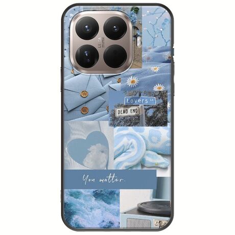 Aesthetic Blue Xiaomi 15T Pro 5G Black TPU (Μαύρη Σιλικόνη)