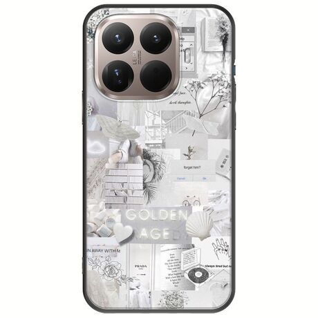 Aesthetic White Xiaomi 15T Pro 5G Black TPU (Μαύρη Σιλικόνη)