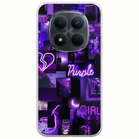 Aesthetic Purple Xiaomi Redmi Note 15 Pro 5G Flexible TPU (Διάφανη Σιλικόνη)