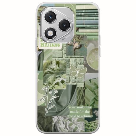 Aesthetic Green Honor 400 Lite 5G Flexible TPU (Διάφανη Σιλικόνη)