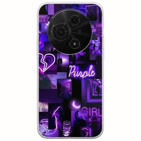 Aesthetic Purple TCL 60 SE Flexible TPU (Διάφανη Σιλικόνη)