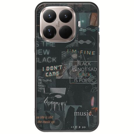 Aesthetic Black Xiaomi 15T Pro 5G Black TPU (Μαύρη Σιλικόνη)