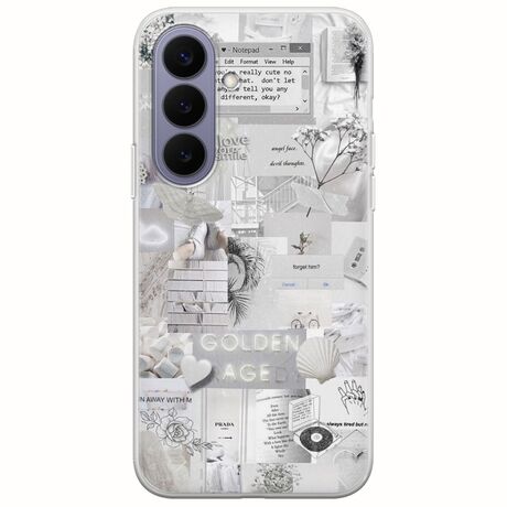 Aesthetic White Samsung Galaxy S26 5G Flexible TPU (Διάφανη Σιλικόνη)