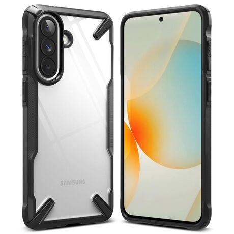 θήκη Ringke Fusion X Samsung Galaxy A57 5G μαύρη διάφανη πλάτη