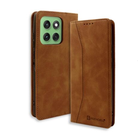 Leather flip case Motorola Edge 60/60 Pro/60 Fusion 5G brown
