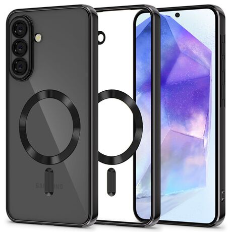 θηκη samsung galaxy a57 5g magsafe shiny black εμπρος