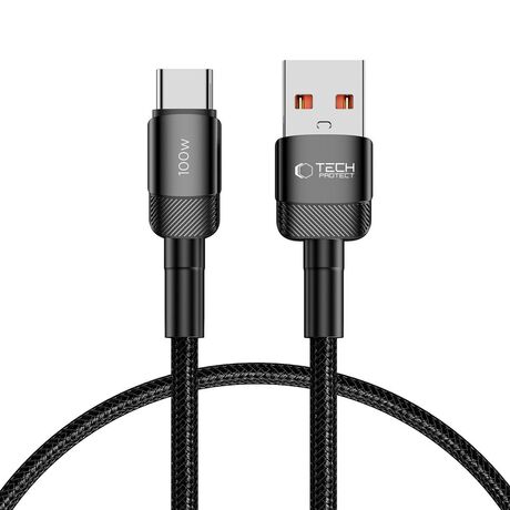 καλώδιο tech protect ultraboost dna usb a to usb c 100w μαύρο