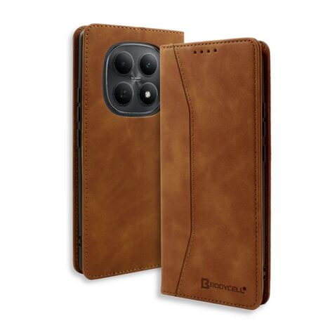 θήκη bodycell pu leather book redmi note 15 brown