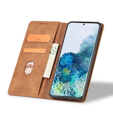 Καφέ θήκη βιβλίο Samsung Galaxy A37 5G Bodycell PU Leather