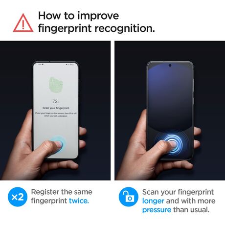 Tempered Glass Spigen GLAS.tR EZ Fit 2 Pack Samsung Galaxy A57 5G