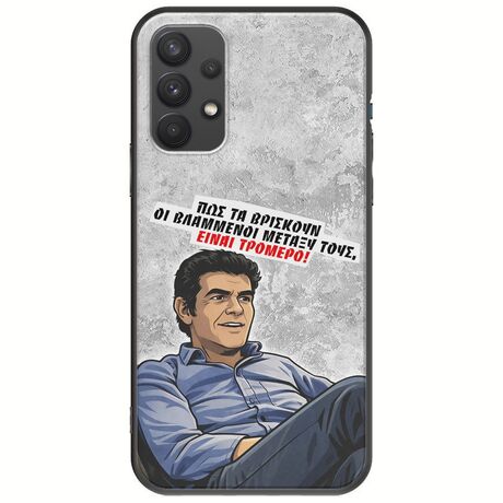 Θήκη Epic Quotes - Βλαμμένοι Samsung Galaxy A32 4G Black TPU (Μαύρη Σιλικόνη)