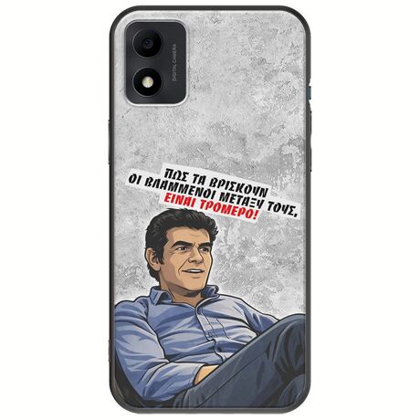Θήκη Epic Quotes - Βλαμμένοι TCL 305i Black TPU (Μαύρη Σιλικόνη)