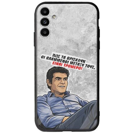 Θήκη Epic Quotes - Βλαμμένοι Samsung Galaxy A13 5G Groove TPU (Tempered Glass και TPU)