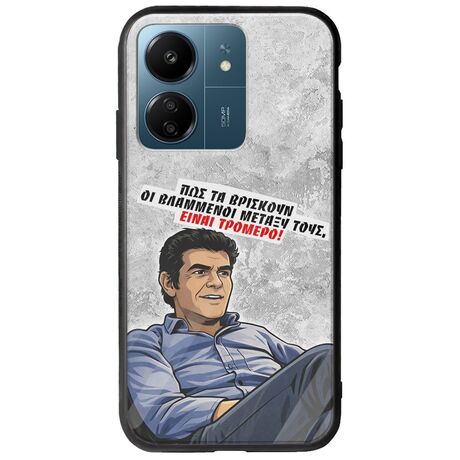 Θήκη Epic Quotes - Βλαμμένοι Xiaomi Redmi 13C Groove TPU (Tempered Glass και TPU)