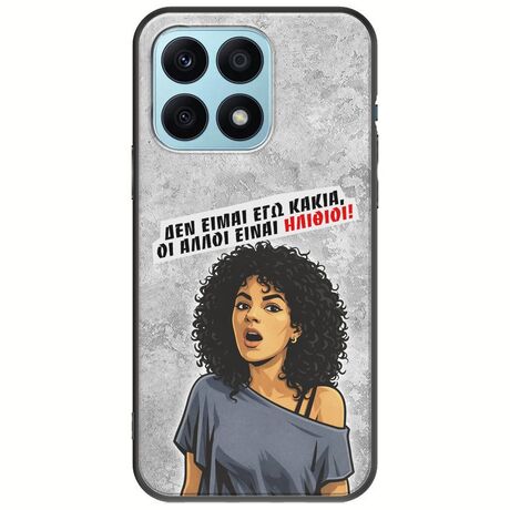 Θήκη Epic Quotes - Δεν είμαι εγώ κακιά! Honor X8a Black TPU (Μαύρη Σιλικόνη)
