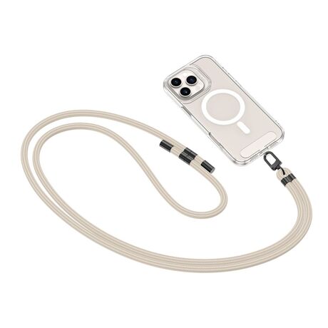κορδόνι κινητού Tech-Protect C7S Taupe Black crossbody strap