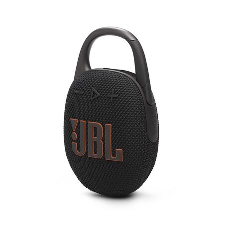JBL Clip 5 Portable Wireless Bluetooth Waterproof Speaker Black εμπρός όψη