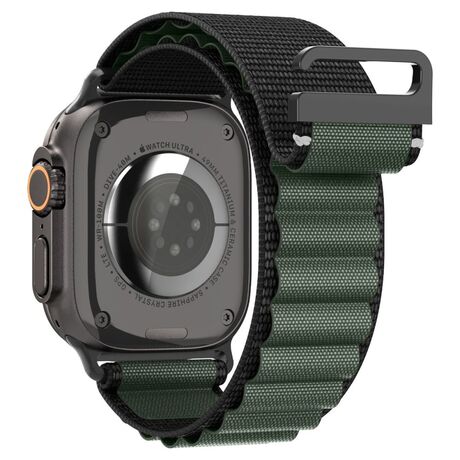 Apple Watch λουράκι Spigen WBF1 Black Green sport band