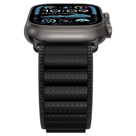 Apple Watch Ultra λουράκι Spigen WBF0 Black 49mm