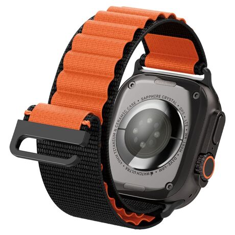Spigen WBF1 watch band για Apple Watch Ultra 49mm Black Orange